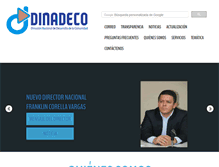 Tablet Screenshot of dinadeco.go.cr